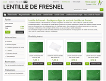 Tablet Screenshot of lentille-de-fresnel.com